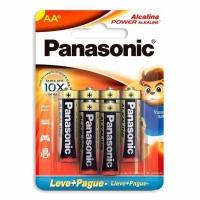 Pilha Alcalina Aa Pequena Panasonic Sm-6 Lr6xab-l6p5192 [f108] - 1