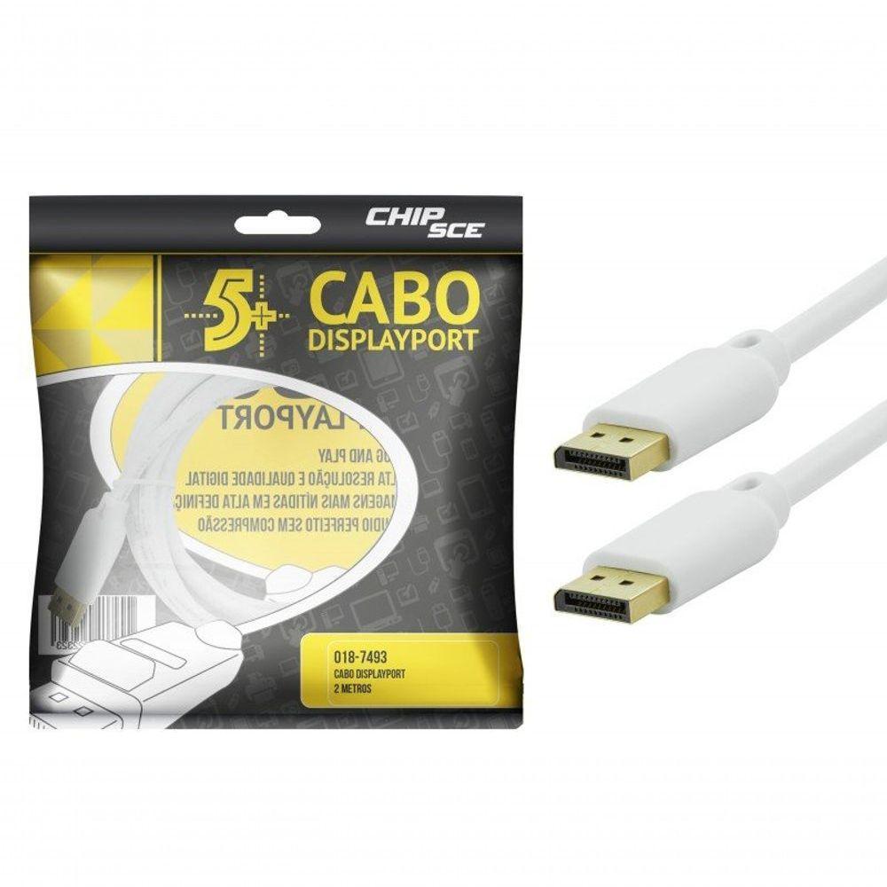 Cabo Displayport Para Displayport 1.2 2mt - 1