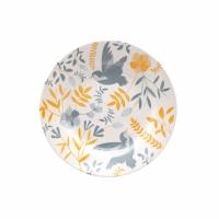 Jogo De Pratos Sobremesa Em Cerâmica Donna Com 6 Peças 18cm Oxford Bem Te Vi - 1