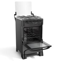 Fogão Mueller 4 Bocas Branco Com Acendimento Automático Mfi4bb Preto Fosco - 6