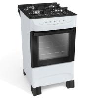 Fogão Mueller Branco 4 Bocas Com Mesa De Vidro E Acendimento Mfv4bb - 6