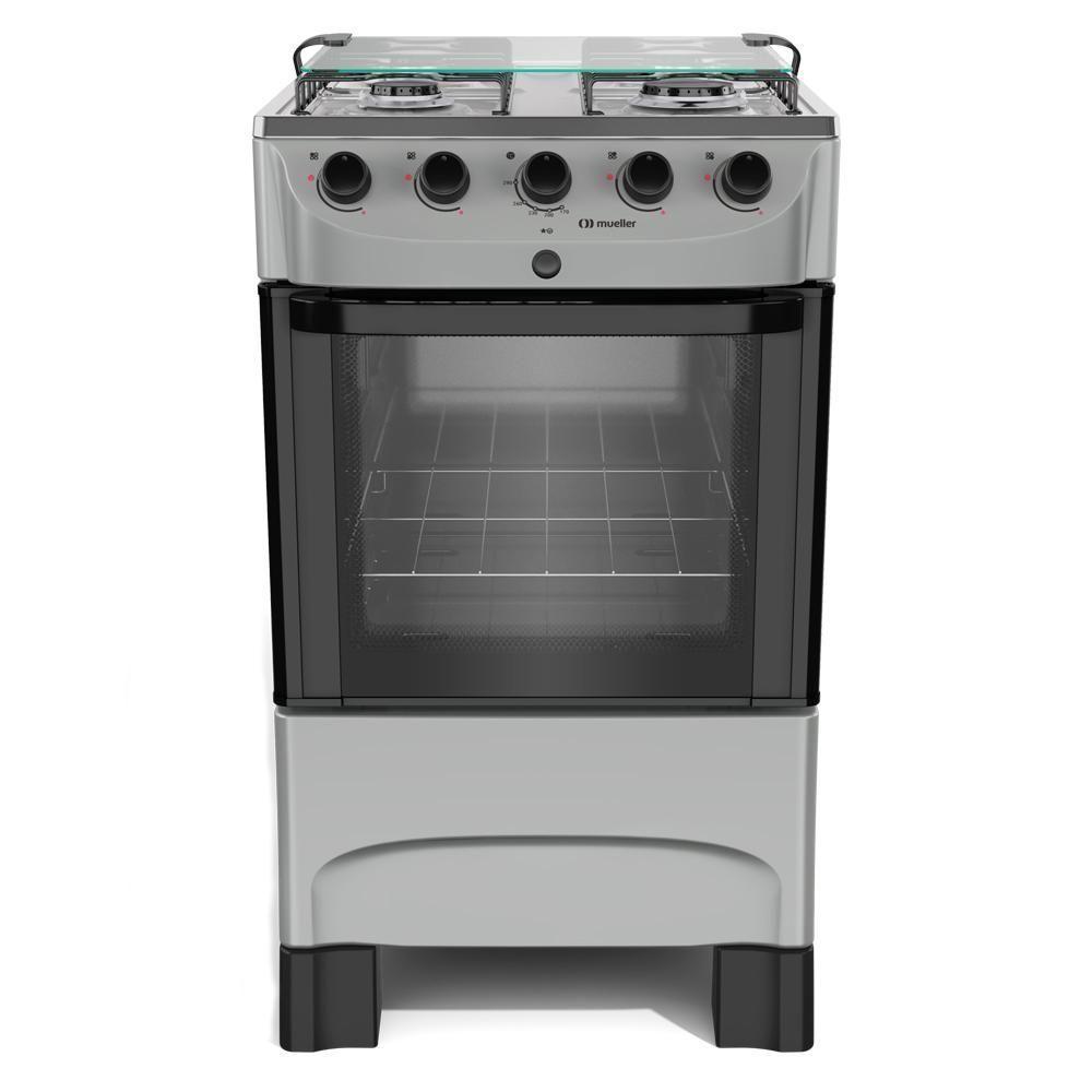 Fogão Mueller 4 Bocas Titânio Com Acendimento Automático Mfi4bb - 1