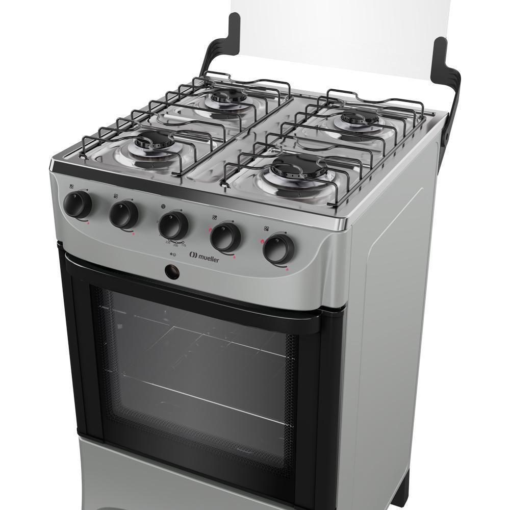 Fogão Mueller 4 Bocas Titânio Com Acendimento Automático Mfi4bb - 2