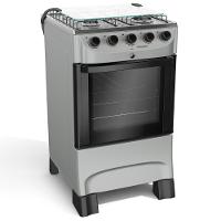 Fogão Mueller 4 Bocas Titânio Com Acendimento Automático Mfi4bb - 6