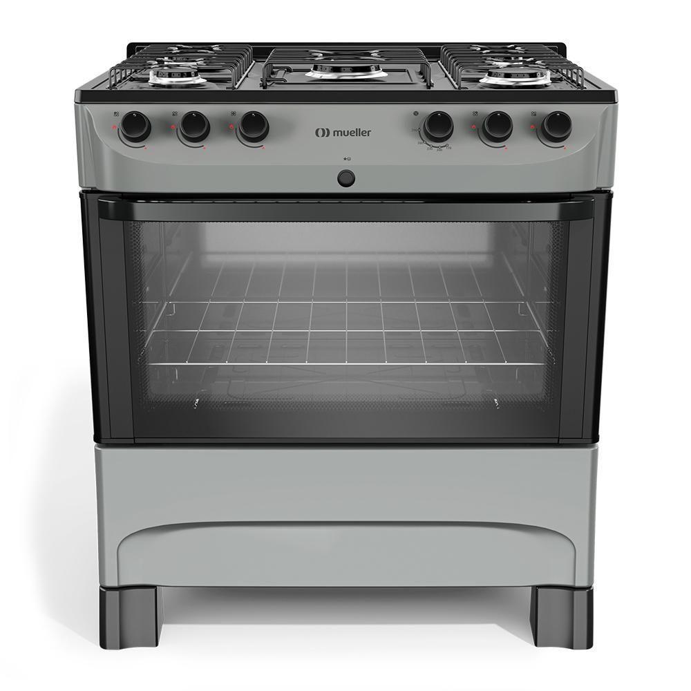 Fogão Mueller Titânio 5 Bocas Com Mesa Esmaltada E Acendimento Mfi5bc - 1