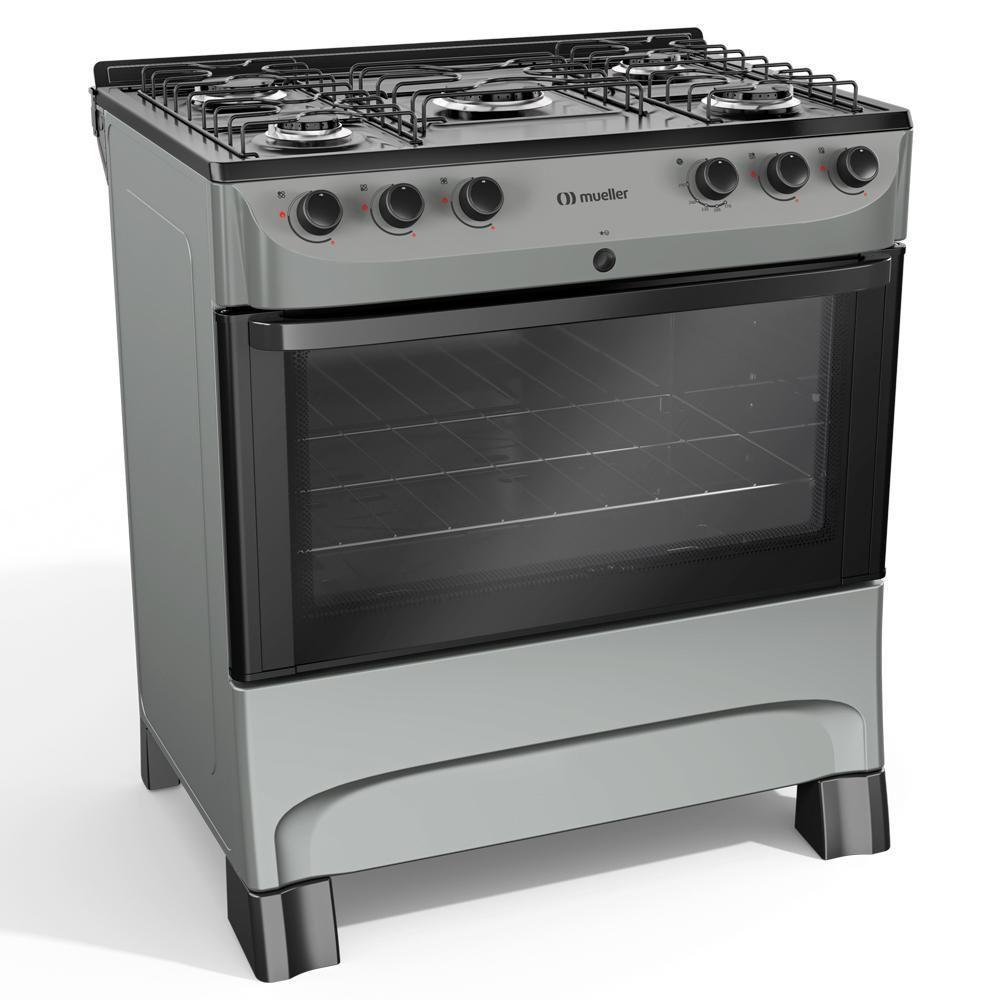 Fogão Mueller Titânio 5 Bocas Com Mesa Esmaltada E Acendimento Mfi5bc - 3