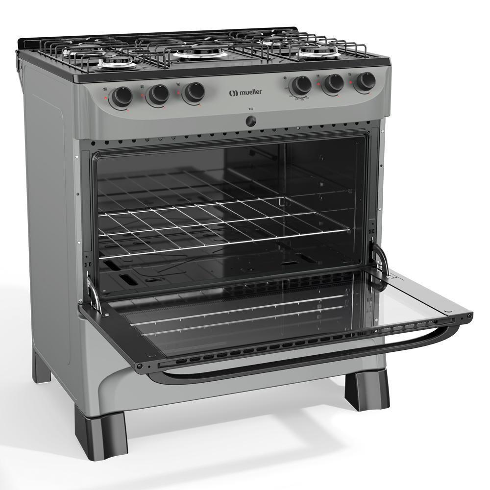 Fogão Mueller Titânio 5 Bocas Com Mesa Esmaltada E Acendimento Mfi5bc - 4