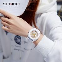 Relógio De Pulso De Quartzotop 50m à Prova D\'água, 3235 Laranja - 2