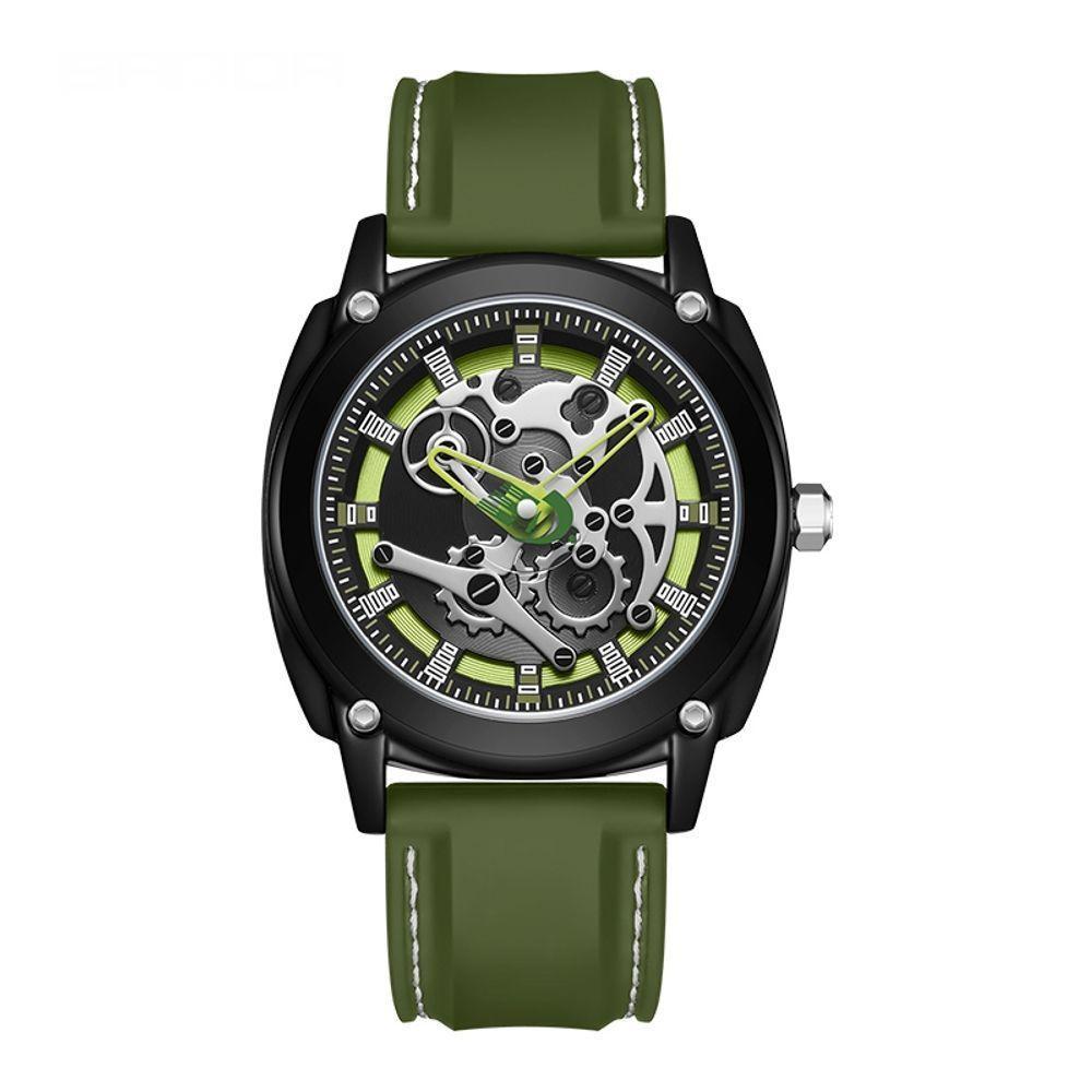 Relógio De Pulso De Quartzotop 50m à Prova D\'água, 3235 Verde - 3