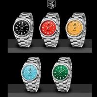 Relógio De Pulso Masculino Automático Em Aço Inoxidável Casual à Prova D\' água Verde - 2