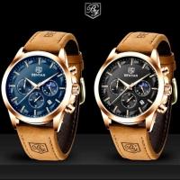 Relógio De Pulso Masculino Movimento De Quartzo Design Esportivo Impermeavel Azul - 2