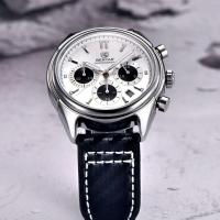 Relógio Masculino Analógico Quartzo Cronógrafo Impermeavel Prata - 4