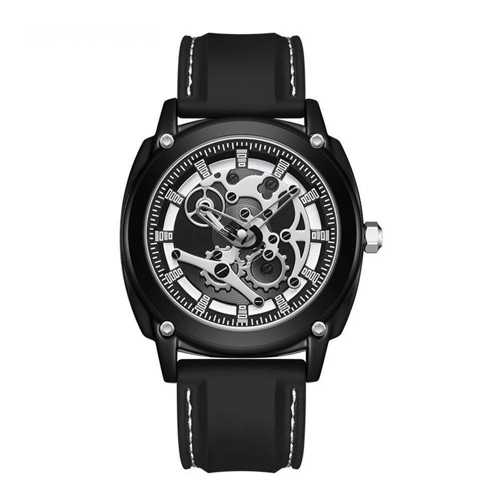 Relógio De Pulso De Quartzotop 50m à Prova D\'água, 3235 Preto Pratiado - 2