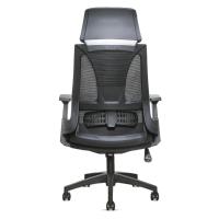 Cadeira Giratória Nr-17 Toledo Rivatti Com Encosto De Cabeça Tela Mesh Preta Base Rodizio Nylon - 2