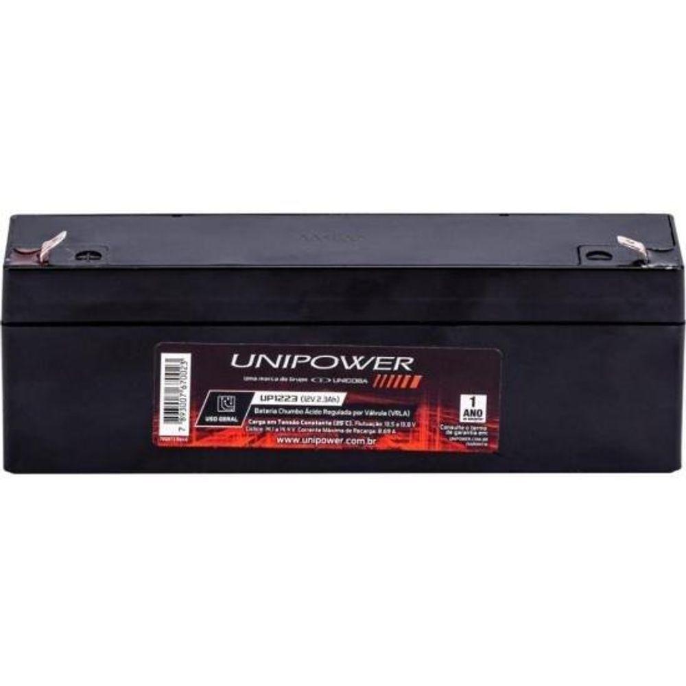 Bateria Estacionária Selada 12v 2,3ah Vrla Up1223 Unipower [f002] - 4