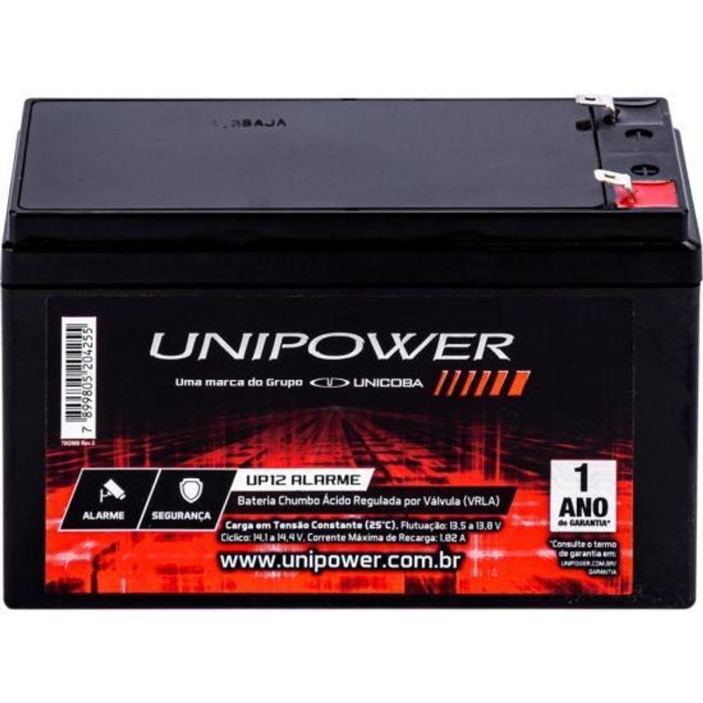 Bateria Selada 12v 4ah Up12 Alarme Unipower [f002] - 3