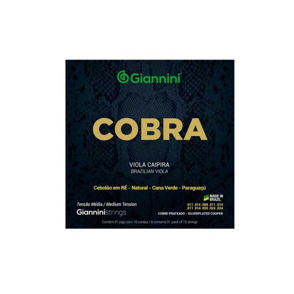 Encordoamento Viola Giannini Cobre Prateado Media Gesvm [f108] - 1