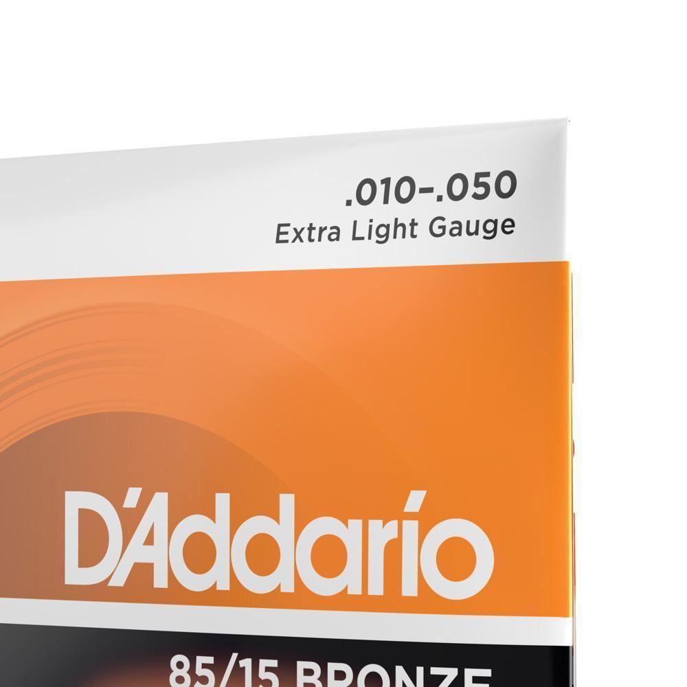 Encordoamento Violão Aço 10-50 Corda Extra D Addario Ez900-b [f035] - 4