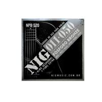 Encordoamento Violão Aço Fósforo Bronze 011"-050" Nig - Npb520 [f108] - 1