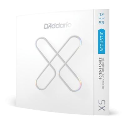 Encordoamento Violão Aço Revestido 12-53 D Addario Xs 80-20 [f035]