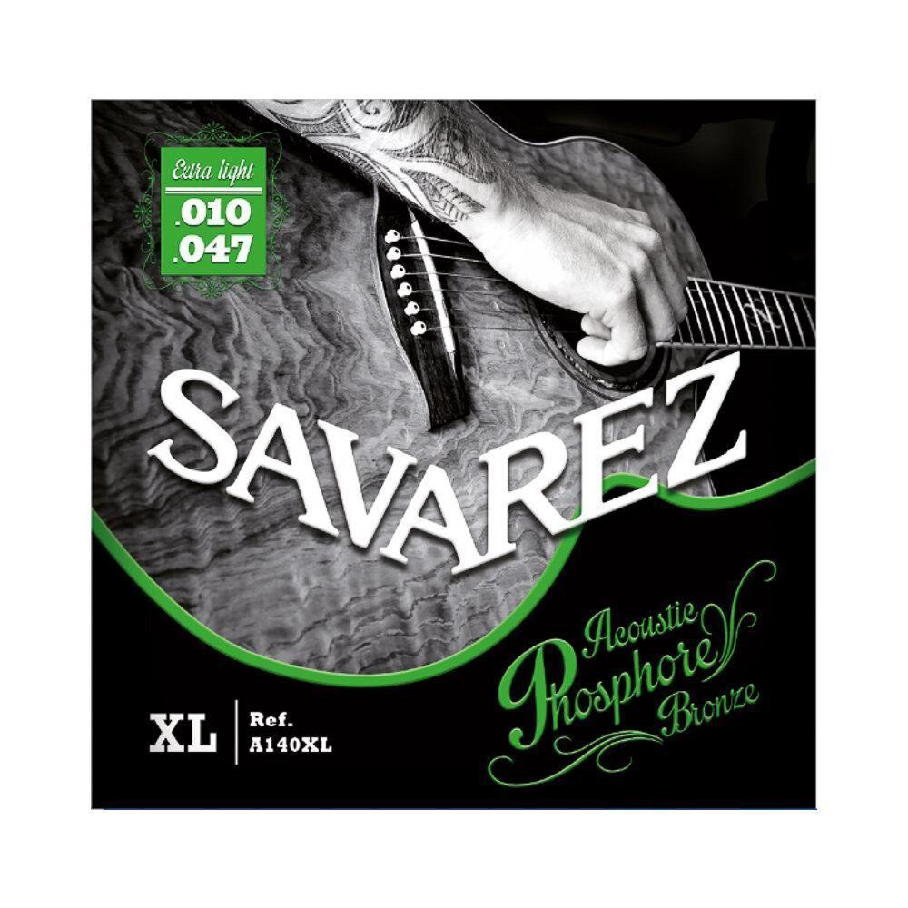 Encordoamento Violão Aço .010-.047 Savarez P. Bronze A140xl [f035] - 1