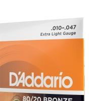 Encordoamento Violão Aço 10-47 Corda Extra D Addario Ej10-b [f035] - 5