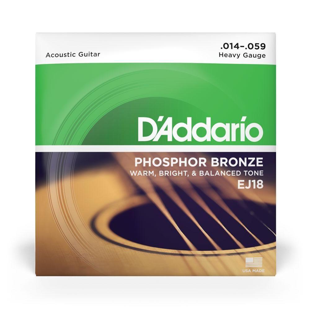 Encordoamento Violão Aço 14-59 D Addario Phosphor Ej18 [f035] - 4