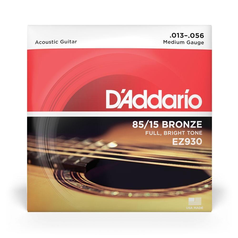 Encordoamento Violão Aço 13-56 D\'addario85-15 Bronze Ez930 [f035] - 5