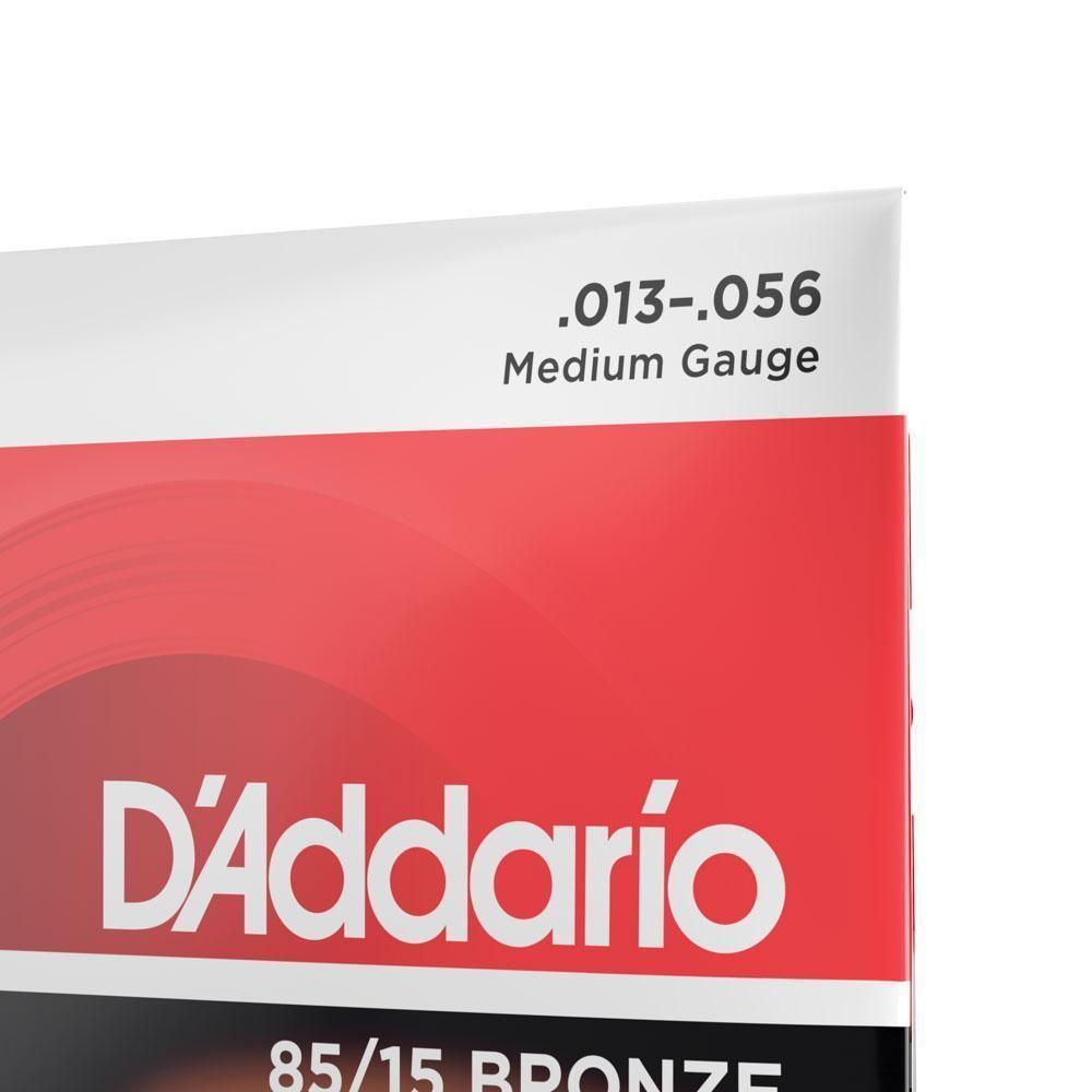 Encordoamento Violão Aço 13-56 D\'addario85-15 Bronze Ez930 [f035] - 6