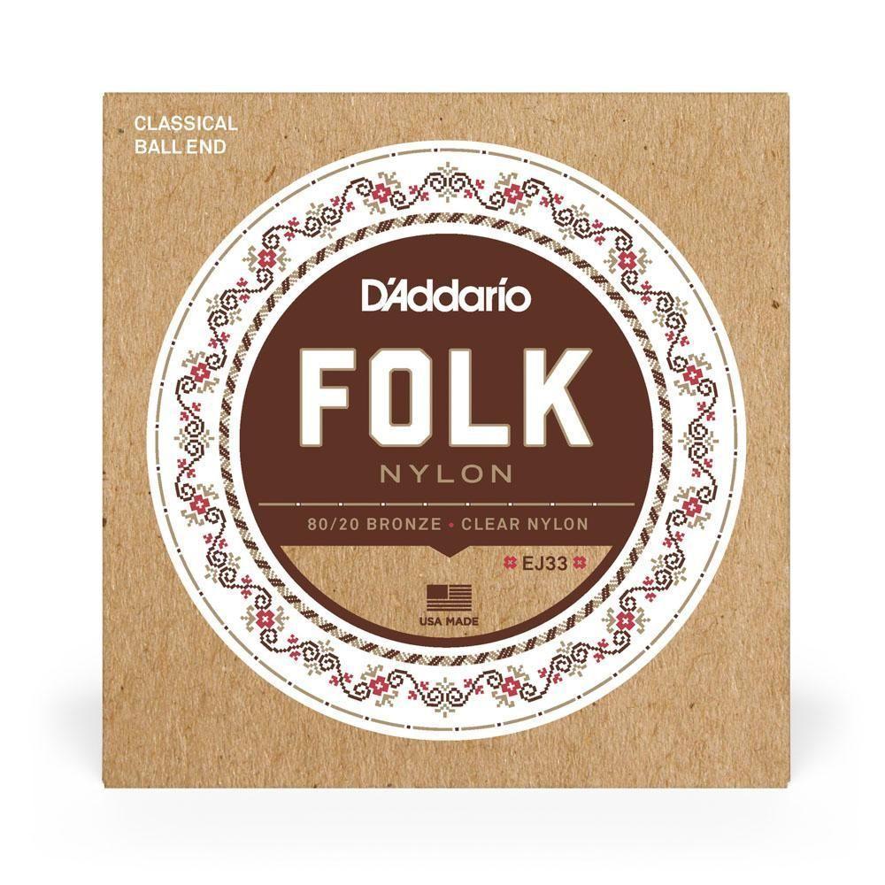 Encordoamento Para Violão Bolinha D Addario Folk Nylon Ej33 [f035] - 4