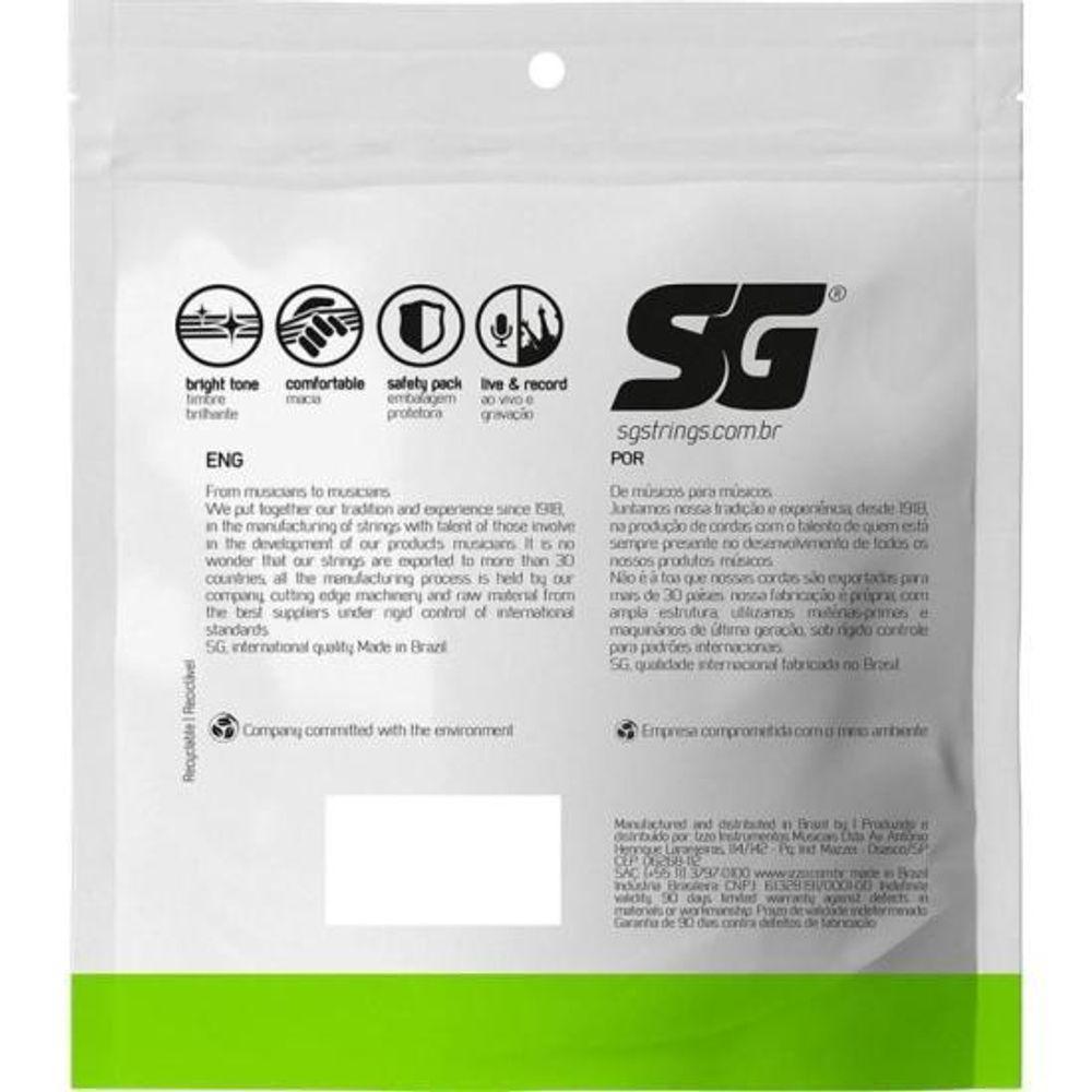 Encordoamento Para Contrabaixo 4 Cordas .040 Extra Light Niquel Sg [f002] - 2