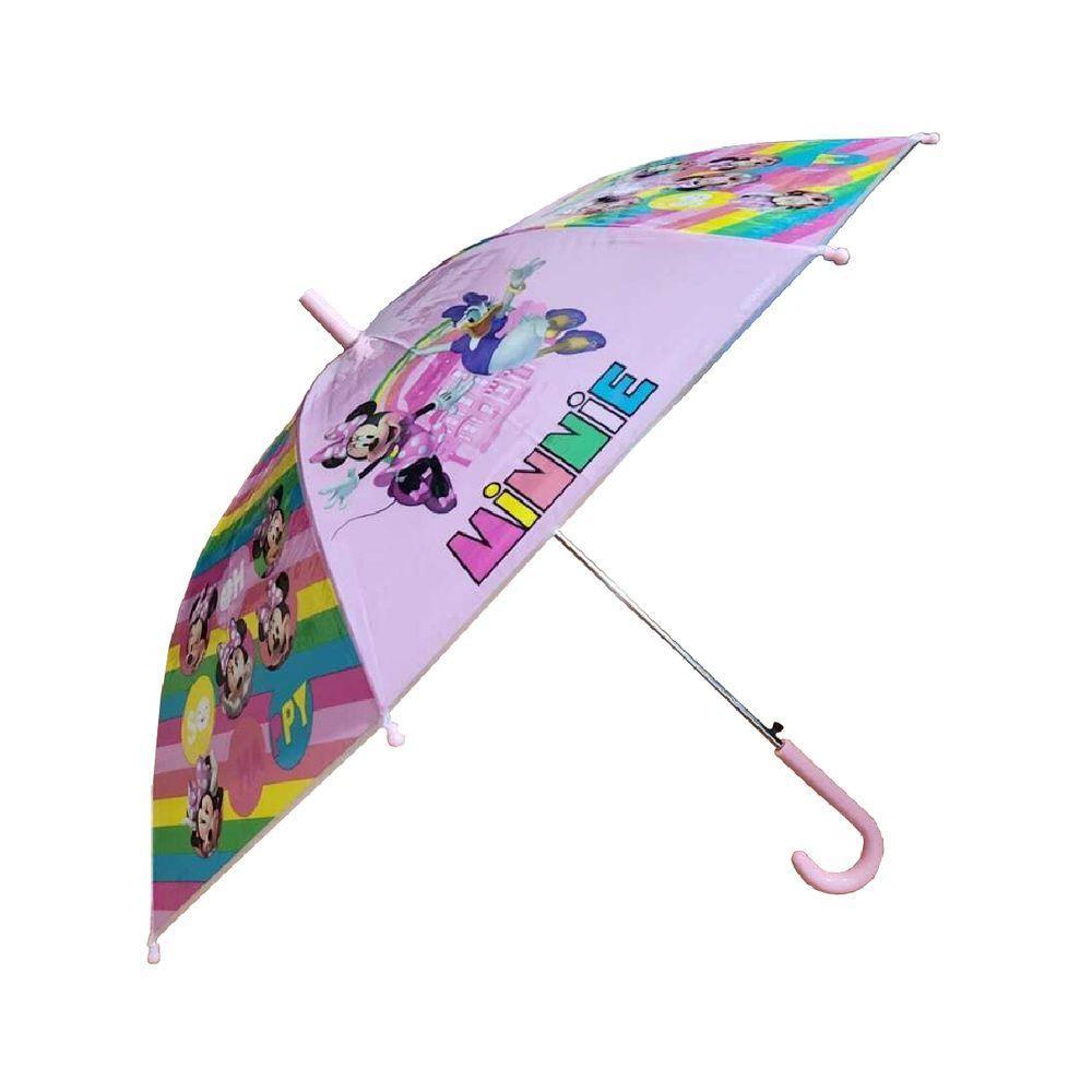 Guarda Chuva Sombrinha Auto Infantil 48cm Divertida Minnie - 1