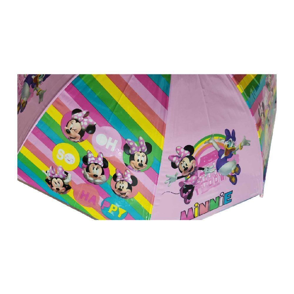 Guarda Chuva Sombrinha Auto Infantil 48cm Divertida Minnie - 2
