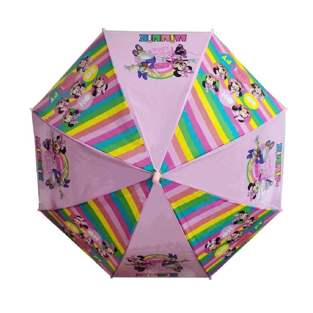 Guarda Chuva Sombrinha Auto Infantil 48cm Divertida Minnie - 3