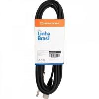 Cabo Para áudio Linha Brasil Xlr(m) X P10 1m Preto Hayonik [f003] - 2