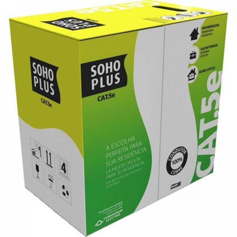 Cabo De Rede Cat.5e Cmx Cx 305m Cinza Furukawa Sohoplus - Cx - 305 [f002] - 3