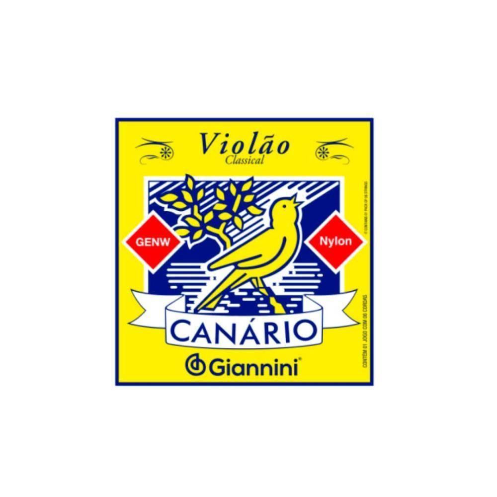 Encordoamento Giannini P-violão Nylon Canário Genw [f108] - 1