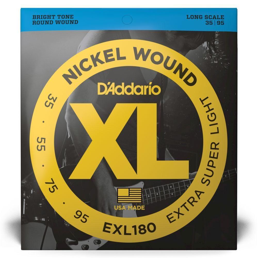 Encordoamento Baixo 4c 35-95 D Addario Xl Nickel Exl180 [f035] - 6