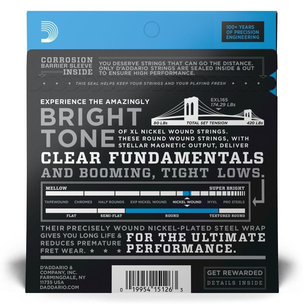 Encordoamento Baixo 4c 45-105 D Addario Xl Nickel Exl165 [f035] - 6