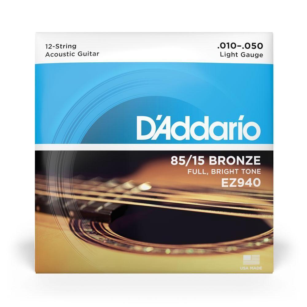Encordoamento Violão Aço 12c 10-50 D Addario 85-15 Bronze [f035] - 6
