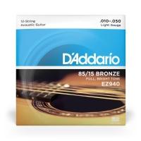 Encordoamento Violão Aço 12c 10-50 D Addario 85-15 Bronze [f035] - 6