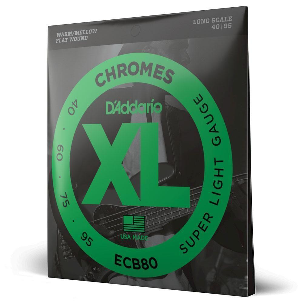Encordoamento Baixo 4c 40-95 D Addario Xl Chromes Ecb80 [f035] - 1