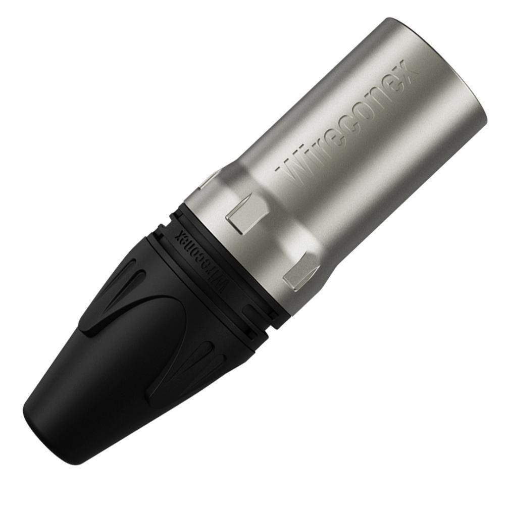 Conector Xlr Macho Wc 1013 Ml Bk Ni 3p Cabo Wireconex 05 Unidades [f108] - 5
