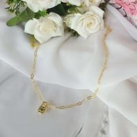 Colar Corrente Cartier Pingente Cadeado Folheado Ouro 18k [f027] - 3