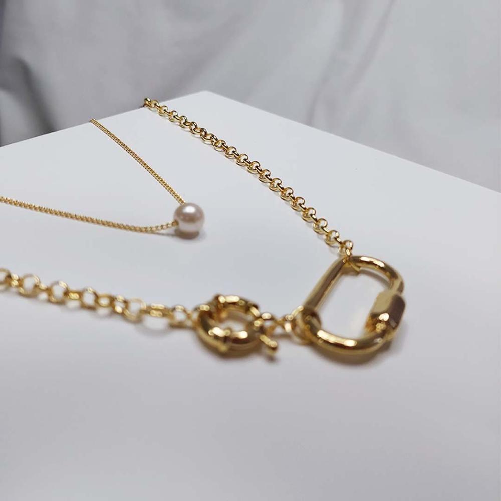 Colar Corrente De Elo Largo Com Fecho Boia E Mosquetão [f027] - 4