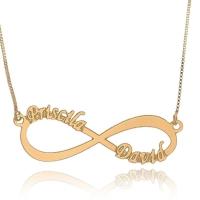 Colar Personalizado Amor Infinito Folheado Em Ouro 18k [f027] - 3
