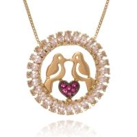 Colar Personalizado Passarinhos Apaixonados Trabalhado Em Zircônia [f027] - 2