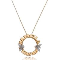 Colar Personalizado Mandala Nome E Espirito Santo Com Zircônia [f027] - 1