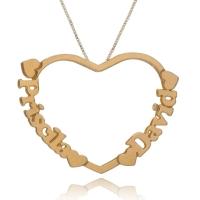 Colar Personalizado Mandala Coração Envolvido Com Nomes [f027] - 2