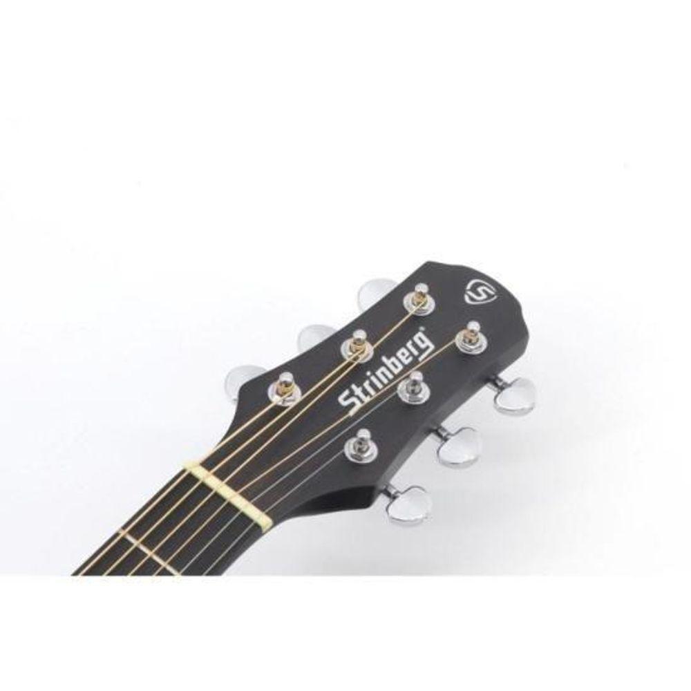 Violão Eletroacústico Strinberg Sa200c Aço Fosco Tobacco Satin [f002] - 2
